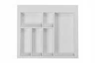 Akcesoria do sztućców - GTV Wkład na sztućce organizer do szyflady AXISPACE 60 biały - miniaturka - grafika 1