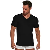 Koszulki męskie - Koszulka Authentic 201 New czarna Cornette-XXL - miniaturka - grafika 1