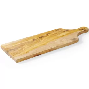 Deska do serwowania z drewna oliwnego z uchwytem 600 x 200 x 18 mm - Hendi 505267 - Deski do krojenia - miniaturka - grafika 3