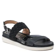 Sandały damskie - Wrangler Sandały Karen Woven WL21720A Black 062 - miniaturka - grafika 1