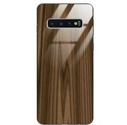 Etui i futerały do telefonów - Etui drewniane Samsung Galaxy S10 Premium Wood Brown Forestzone Glass - miniaturka - grafika 1