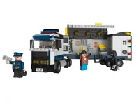Klocki - Playtive Clippys Zestaw do zabawy "M" (Ciężarówka policyjna) - miniaturka - grafika 1
