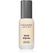 Podkłady do twarzy - Madara Madara Skin Equal Soft Glow Porcelain Podkład rozświetlający (kolor 10 porcelana) 30 ml - miniaturka - grafika 1