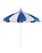 Parasole ogrodowe - Parasol ogrodowy  245 cm niebiesko-biały MINOA - miniaturka - grafika 1