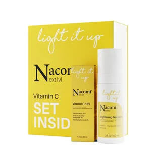 NACOMI Next Lvl Vitamin C Zestaw: Tonik 100 ml + Serum 30 ml - Zestawy kosmetyków damskich - miniaturka - grafika 2