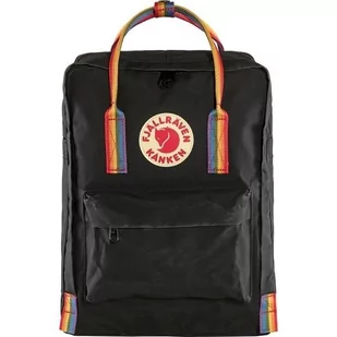 Fjallraven, Plecak, Kanken Rainbow 550-907, czarny, 16L - Plecaki - miniaturka - grafika 1
