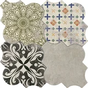 Płytki ceramiczne - Realonda Gres Riga patchwork mat 45x45 - miniaturka - grafika 1