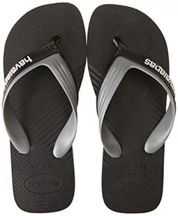 Havaianas Męskie klapki Casual 2.0, czarny, stalowo-szary, 33 EU - Klapki i japonki męskie - miniaturka - grafika 1