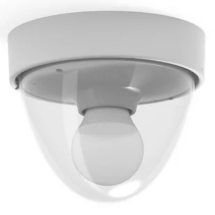 Nowodvorski Lampa sufitowa i ścienna NOOK SENSOR na e27 10W IP44 wys. 15cm biały 7971 - Lampy ścienne - miniaturka - grafika 2