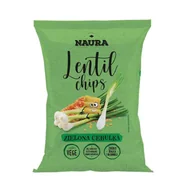 Chrupki - Naura Chrupki z soczewicy Zielona cebulka 70 g - miniaturka - grafika 1