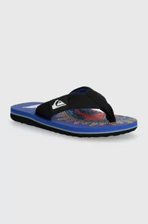 Buty dla chłopców - Quiksilver japonki dziecięce MOLO LAYBACK kolor niebieski - grafika 1