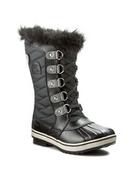 Buty dla dziewczynek - Sorel Śniegowce Youth Tofino II NY2419 Czarny - miniaturka - grafika 1