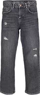 Spodnie i spodenki dla dziewczynek - Garcia Kids Jeansy dziewczęce, Grey Destroy, 146 cm - miniaturka - grafika 1