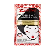 Maseczki do twarzy - Yoskine Yoskine Geisha Mask Maska z czarną perłą rozświetlająco-upiększająca - miniaturka - grafika 1