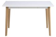 Biurka dla dzieci - AC Design Furniture medina biurka i stoły do komputera, drewno, malowane na biało, 58.00 x 117.00 x 75.50 cm 0000056715 - miniaturka - grafika 1
