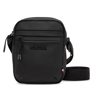 Saszetka Tommy Hilfiger Th Tpu Mini Reporter AM0AM13498 Czarny - Torby męskie - miniaturka - grafika 1