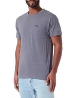 Koszulki męskie - Lee Koszulka męska Ultimate Pocket Tee, Taint Grey, L - miniaturka - grafika 1