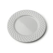 Talerze - Talerz deserowy Diamond szary 20,5 cm - miniaturka - grafika 1