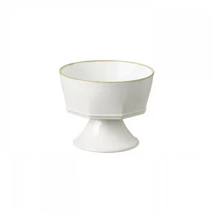 Costa Nova Miska z nóżką Luzia Cloud White 16 cm - Miski i półmiski - miniaturka - grafika 1