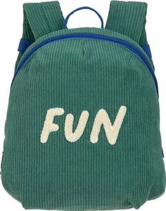 Lassig Plecak mini sztruks Little Gang Fun ocean green - Plecaki szkolne i tornistry - miniaturka - grafika 4