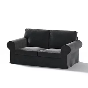 Dekoria Pokrowiec na sofę Ektorp 2-osobową nierozkładaną głęboka czerń 173 x 83 x 73 cm Velvet 611-704-17 - Pokrowce na meble - miniaturka - grafika 1