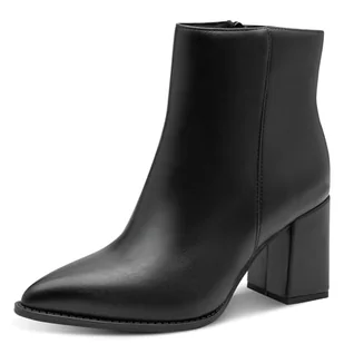 Marco Tozzi Damskie 2-25382-45 modne kozaki, czarne, 40 EU, czarny, 40 EU - Kozaki damskie - miniaturka - grafika 1