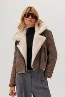 Kurtki damskie - Kurtka pilotka z wełną Clip - miniaturka - grafika 1