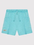 Spodenki damskie - United Colors Of Benetton Szorty sportowe 3F42G900D Niebieski Regular Fit - miniaturka - grafika 1