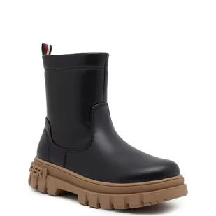 Tommy Hilfiger Botki - Buty dla dziewczynek - miniaturka - grafika 1