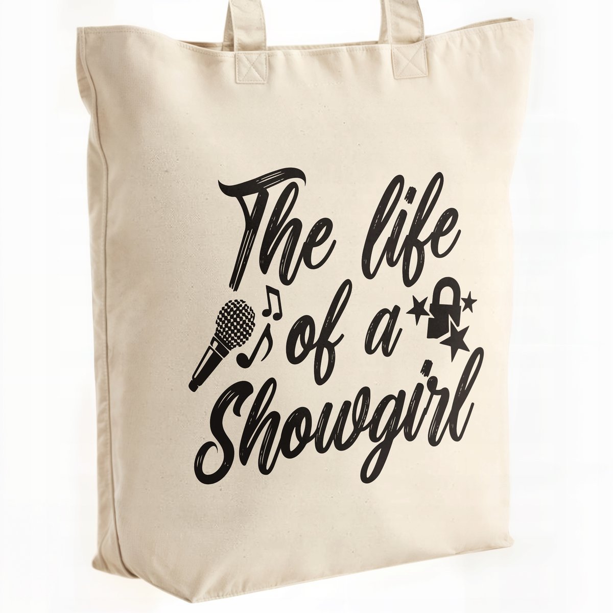 Torba bawełniana premium na zakupy Taylor Swift The Life Of A Showgirl