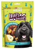Przysmaki dla psów - PAN MIĘSKO PIES Przysmak Fruits and Veggies Gruszka z królikiem 100g - miniaturka - grafika 1