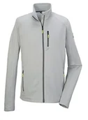 Kurtki męskie - killtec Męska kurtka Powerstretch ze stójką KOS 92 MN FLX JCKT, kamienno-szara, L, 42800-000 - miniaturka - grafika 1
