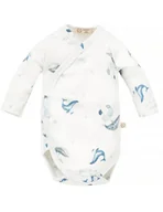 Body dla niemowląt - Yosoy Body niemowlęce z długim rękawem bawełna organiczna Dreaming whales, Rozmiar: 68 - miniaturka - grafika 1
