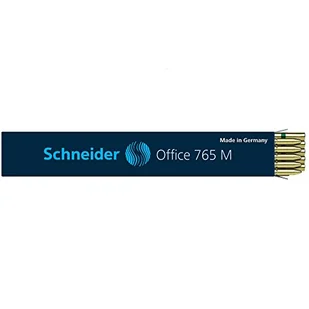 Schneider Office 765 wkład do długopisu Schneider Fave i Office, tusz, 10 sztuk, zielony - Wkłady do długopisów - miniaturka - grafika 1