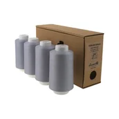 Obrusy i serwetki - Łucznik Nici do owerloka overlocka REGULAR ZESTAW 4 x 4000m Popielate 1009657 - miniaturka - grafika 1