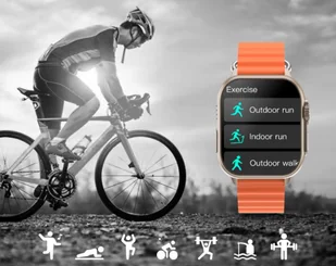 Rubicon RNCF17 Pomarańczowy - Smartwatch - miniaturka - grafika 10