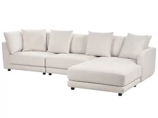 Sofa 3-osobowa z otomaną złamana biel SIGTUNA - Sofy i kanapy - miniaturka - grafika 2