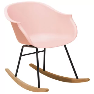 Beliani Fotel bujany różowy HARMONY - Fotele - miniaturka - grafika 1