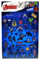 Szkolne artykuły papiernicze - Naklejki holo Marvel Avengers - 6 arkuszy. - miniaturka - grafika 1