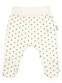 Śpiochy dla niemowląt - Niemowlęce półśpiochy bawełniane w kropki kremowe Nicol,r.68 - miniaturka - grafika 1