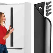 Meble modułowe i akcesoria - UCHWYT MEBLOWY KRAWĘDZIOWY DŁUGI DO SZAFY MEBLI SZAFKI SZUFLADY CZARNY 120cm - miniaturka - grafika 1