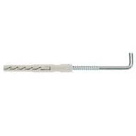 Kołki - Wkręt-met Kołek ramowy rozporowy z hakiem prostym 10 x 135 - miniaturka - grafika 1