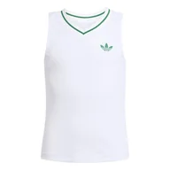 Koszulki i topy damskie - Dziewczęca koszulka adidas Tennis Climacool Tank Top Kids White 140 cm - miniaturka - grafika 1