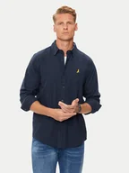 Koszule męskie - Brave Soul Koszula MSH-230HOLMES Granatowy Regular Fit - miniaturka - grafika 1