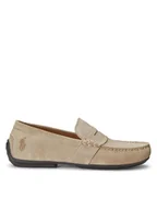 Mokasyny męskie - Polo Ralph Lauren Mokasyny Reynold 803893741004 Biały - miniaturka - grafika 1