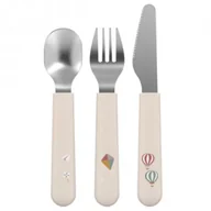 Sztućce dla dzieci - Mepal Sztućce dziecięce Mio Sunshine & Rainbow 108033065245 - miniaturka - grafika 1