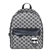 Plecaki - Karl Lagerfeld, Backpack Czarny, female, - miniaturka - grafika 1