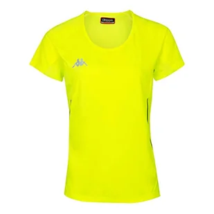 Kappa Kappa Damski Fania T-shirt techniczny, żółty (Amarillo Fluor), 6Y 304TP50_922_6Y - Koszulki i topy damskie - miniaturka - grafika 1