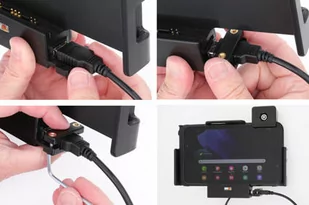 Uchwyt aktywny do instalacji na stałe z blokadą na kluczyk do Samsung Galaxy Tab Active 3, SM-T570/SM-T575 w oryginalnym futerale - Akcesoria do tabletów i e-booków - miniaturka - grafika 3