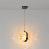 Lampy sufitowe - Maytoni Lampa wisząca szklana Misterio, możliwość ściemniania, czarny, salon / jadalnia, metal - miniaturka - grafika 1